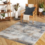 Surya Bilbao Rug 5'3" X 7' Light Slate