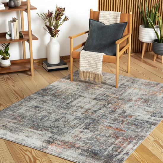 Surya Bilbao Charcoal Rug 5'3" X 7'