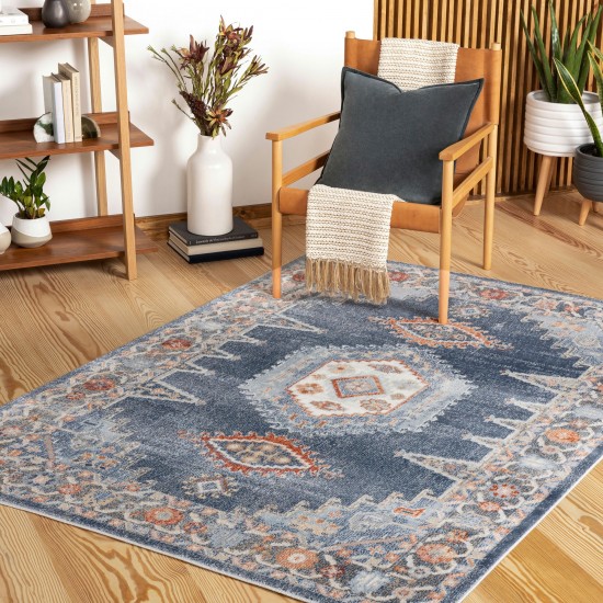 Surya Bilbao Rug 5'3" X 7' Ink Blue