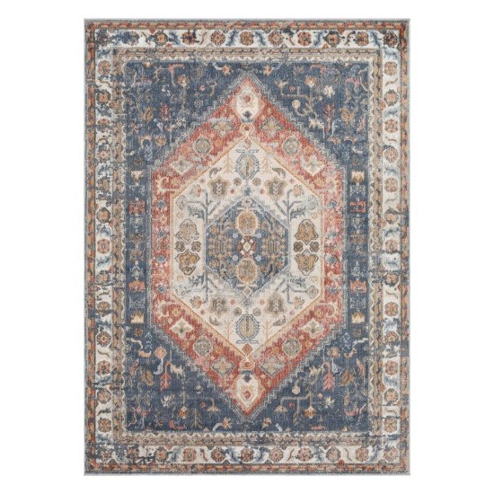 Surya Bilbao Rug 5'3" X 7' - Ink Blue