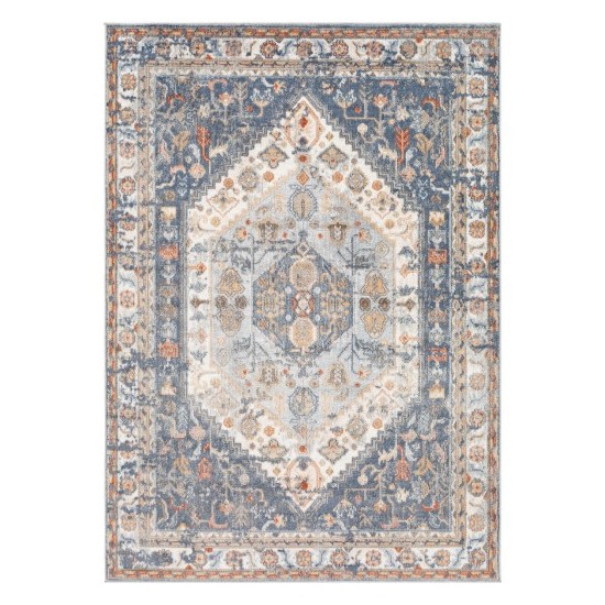 Surya Bilbao Rug 5'3" X 7' - Ink Blue, Denim