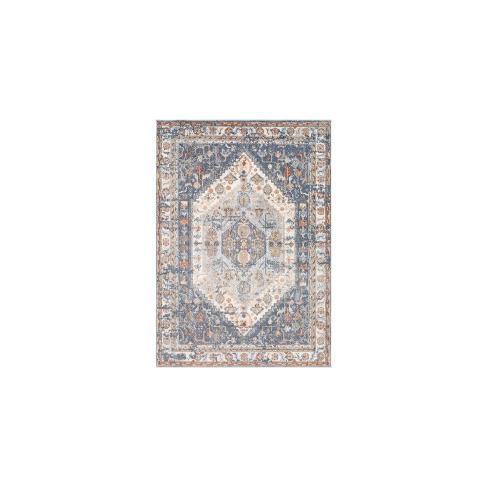 Surya Bilbao Rug 5'3" X 7' - Ink Blue, Denim Surya Bilbao Rug 5'3" X 7' - Ink Blue, Denim