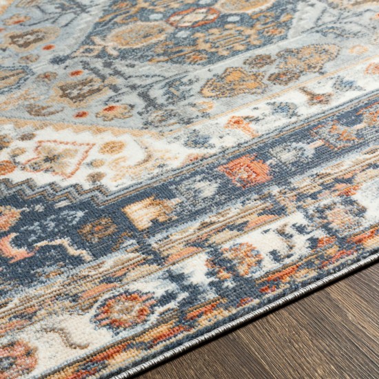 Surya Bilbao Rug 5'3" X 7' - Ink Blue, Denim