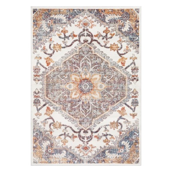 Surya Bilbao Rug 7'10" X 10' - Brick Red, Mustard