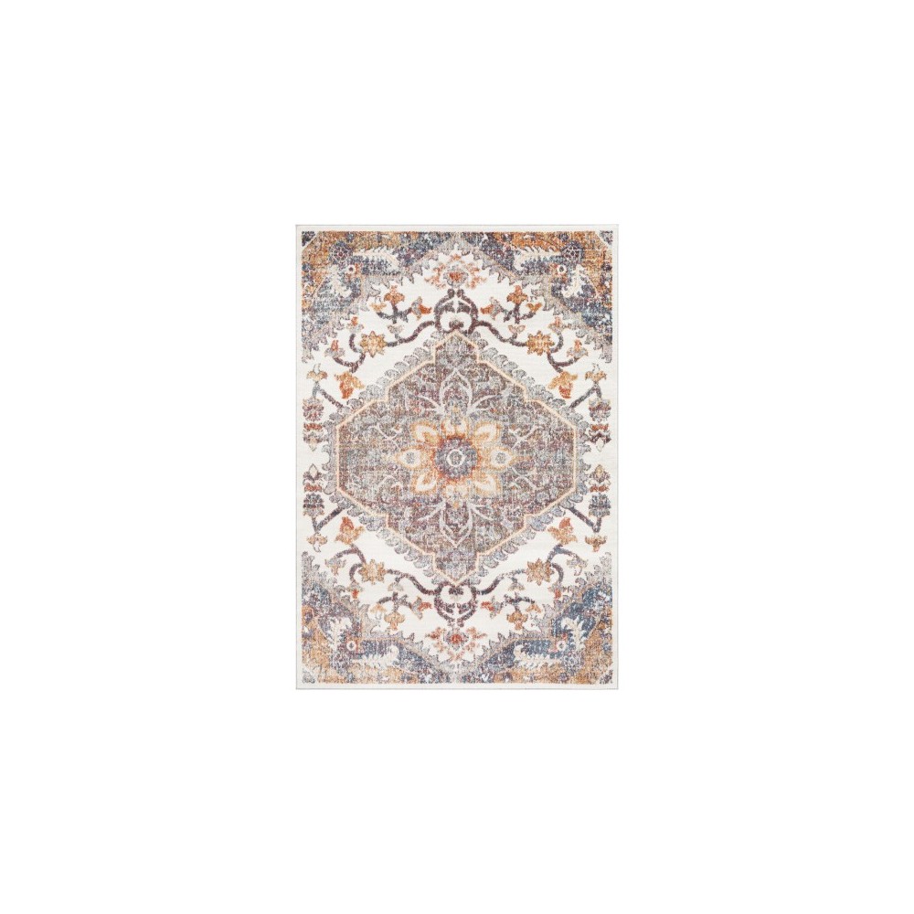 Surya Bilbao Rug 7'10" X 10' - Brick Red, Mustard