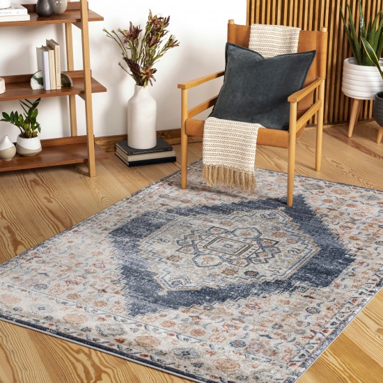 Surya Bilbao Rug 5'3" X 7' - Dark Blue