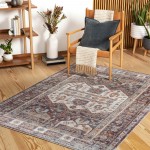 Surya Bilbao Dark Blue Rug 5'3" X 7'