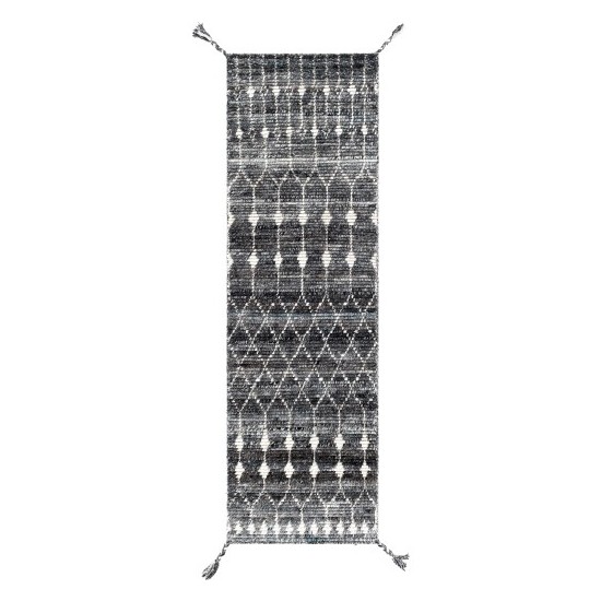 Surya Birch Black Rug 2'6" X 8'