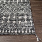 Surya Birch Black Rug 2'6" X 8'