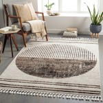 Surya Blackburn Rug 5'3" X 7' - Light Gray