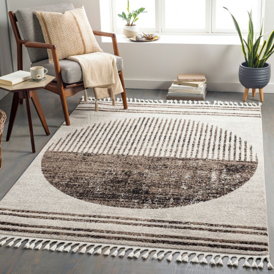 Surya Blackburn Rug 5'3" X 7' - Light Gray