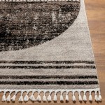 Surya Blackburn Rug 5'3" X 7' - Light Gray