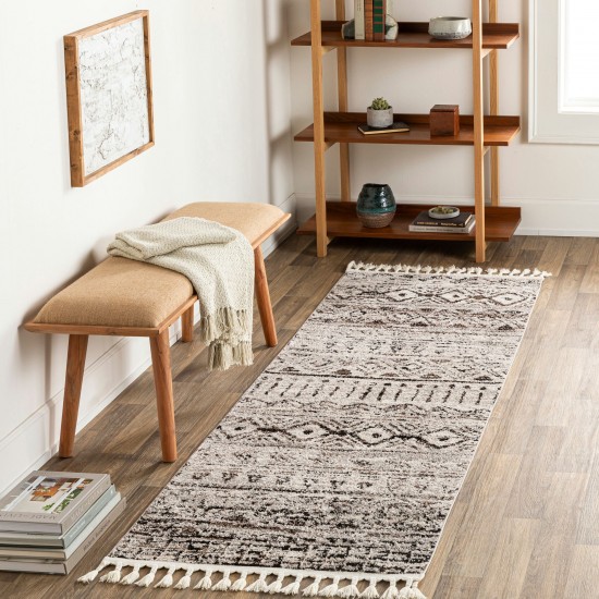 Surya Blackburn Rug 2'7" X 7'3" Light Gray