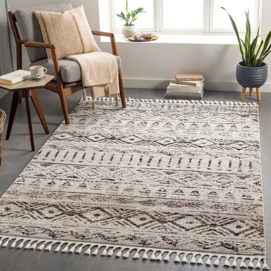 Surya Blackburn Rug 5'3" X 7' Light Gray