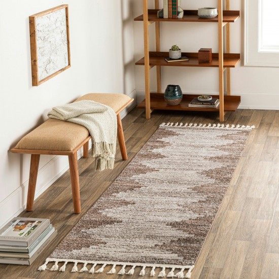 Surya Blackburn Rug 2'7" X 7'3" (Dark Brown)