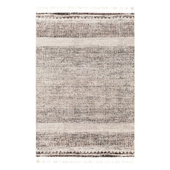 Surya Blackburn Rug 5'3" X 7' - Black, Dark Brown