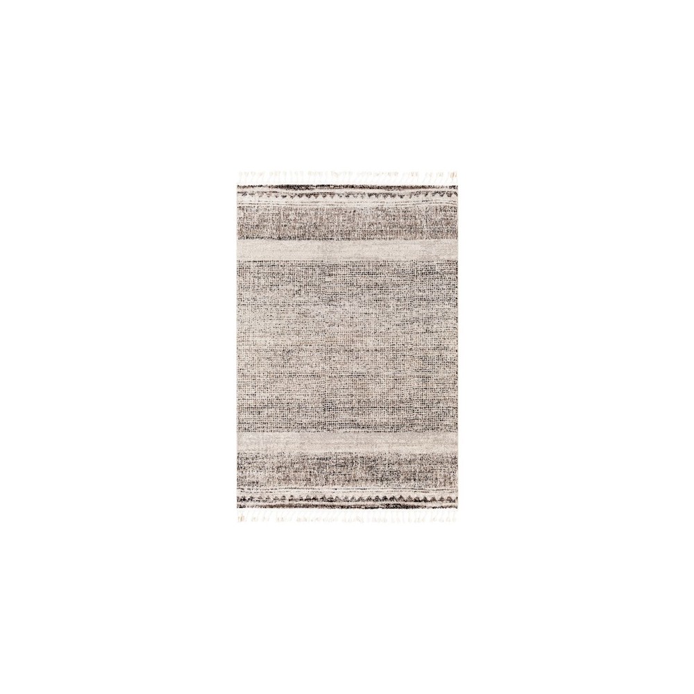 Surya Blackburn Rug 6'7" X 9' - Black, Dark Brown