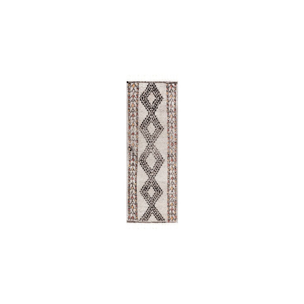 Surya Blackburn Light Gray Rug 2'7" X 7'3"