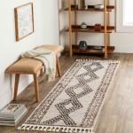 Surya Blackburn Light Gray Rug 2'7" X 7'3"