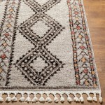 Surya Blackburn Light Gray Rug 5'3" X 7'