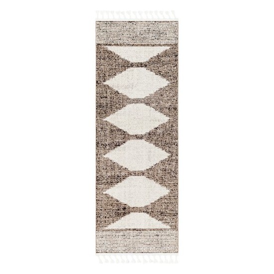 Surya Blackburn Rug 2'7" X 7'3" - Dark Brown, Black