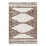 Surya Blackburn Rug 6'7" X 9' - Dark Brown, Black