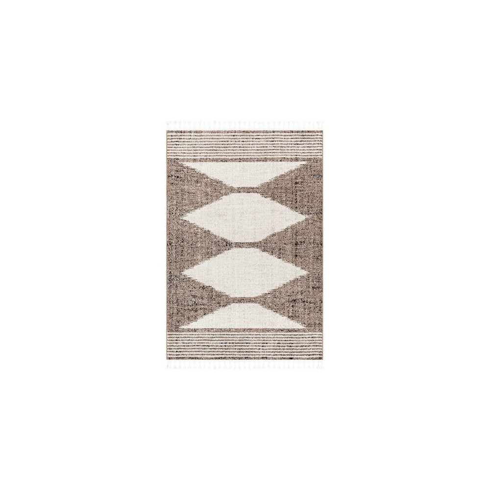 Surya Blackburn Rug 6'7" X 9' - Dark Brown, Black