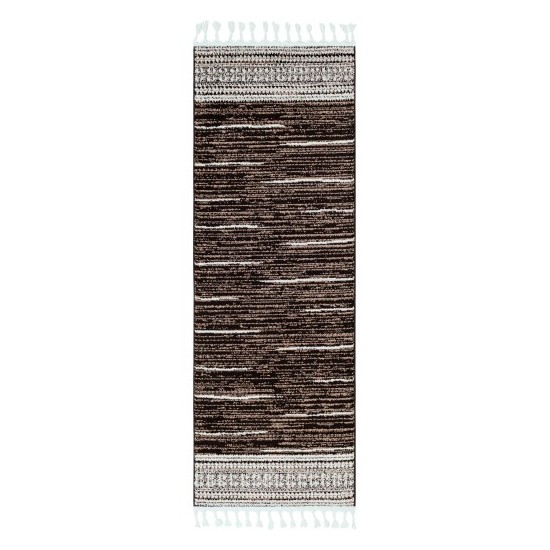 Surya Blackburn Black Rug 2'7" X 7'3"