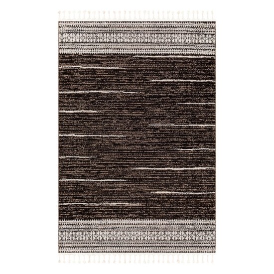 Surya Blackburn Black Rug 5'3" X 7'