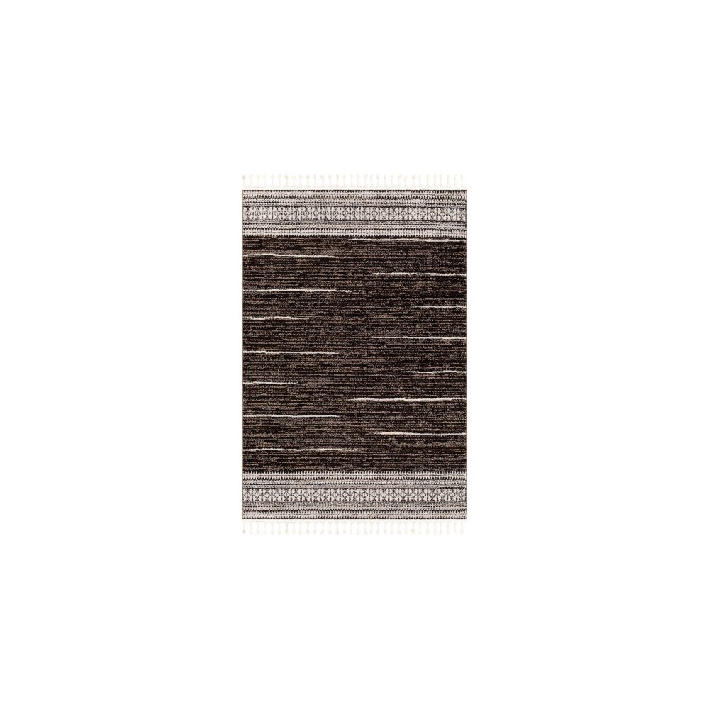 Surya Blackburn Black Rug 5'3" X 7'