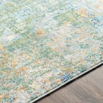 Surya Bodrum Rug 5'3" X 7'3" - Medium Green, Wheat