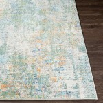 Surya Bodrum Rug 6'11" X 9' - Medium Green, Wheat