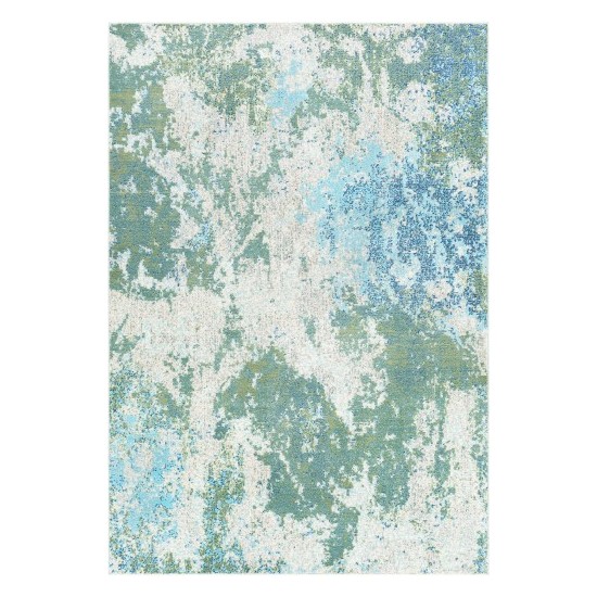 Surya Bodrum Rug 5'3" X 7'3" - Medium Green, Sky Blue