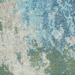 Surya Bodrum Rug 5'3" X 7'3" - Medium Green, Sky Blue