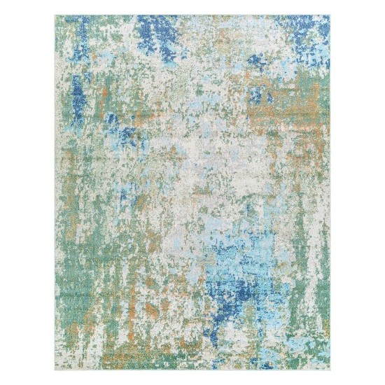 Surya Bodrum Rug 7'10" X 10' - Medium Green, Navy