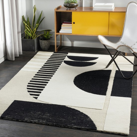 Surya Brooklyn Black Rug 2' X 3'