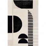 Surya Brooklyn Black Rug 2'6" X 8'