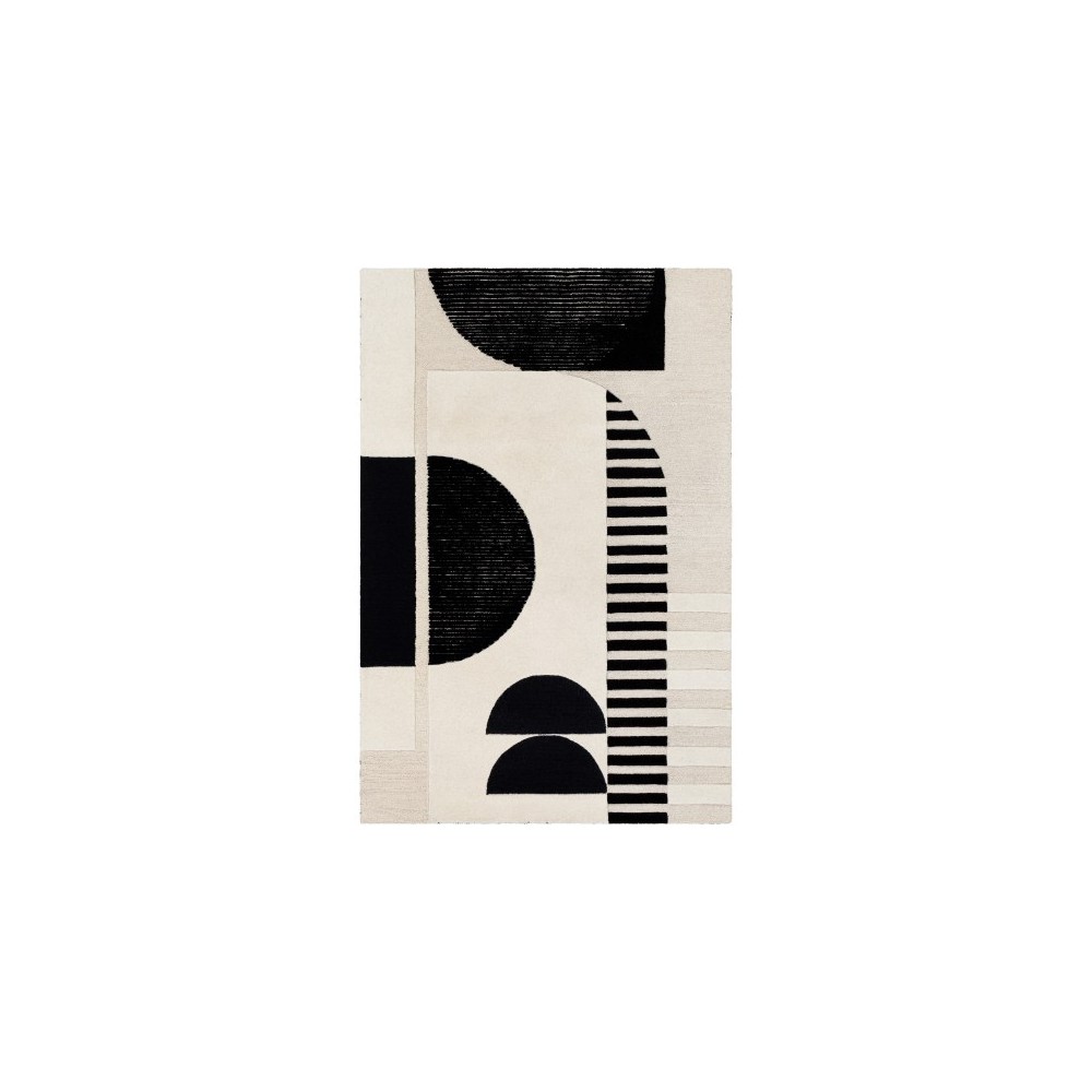 Surya Brooklyn Black Rug 8'10" X 12' Surya Brooklyn Black Rug 8'10" X 12'