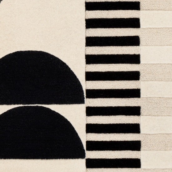 Surya Brooklyn Black Rug 8'10" X 12'