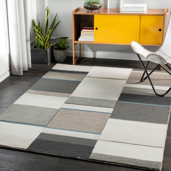 Surya Brooklyn Teal Rug 2' X 3'