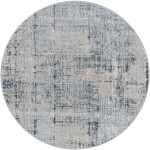 Surya Brunswick Rug 5'3" Round Pale Blue