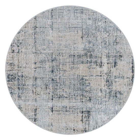 Surya Brunswick Rug 5'3" Round Pale Blue