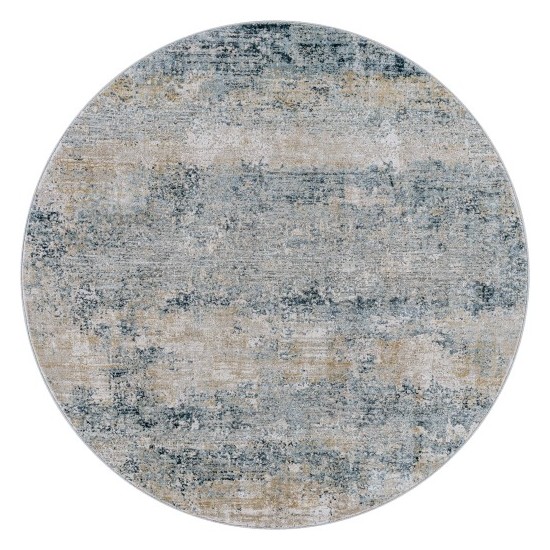 Surya Brunswick Rug 5'3" Round - Dusty Sage & Taupe