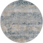 Surya Brunswick Rug 6'7" Round - Dusty Sage & Taupe