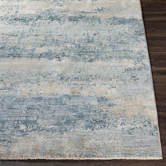 Surya Brunswick Rug 6'7" Round - Dusty Sage & Taupe