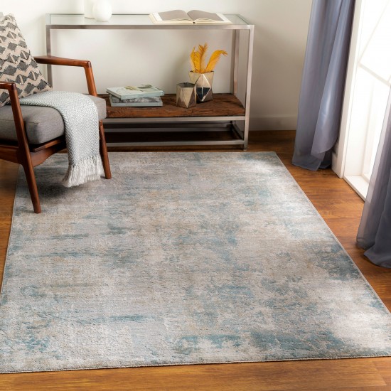 Surya Brunswick Rug 5'3" Round (Dusty Sage, Taupe)