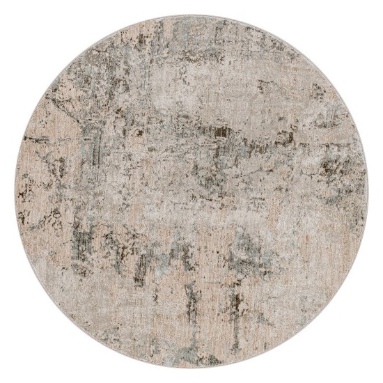 Surya Brunswick Rug 5'3" Round (Dusty Sage & Taupe)