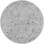 Surya Brunswick Rug 6'7" Round - Dusty Sage, Light Beige