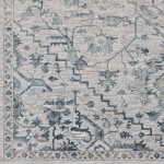 Surya Brunswick Rug 6'7" Round - Dusty Sage, Light Beige
