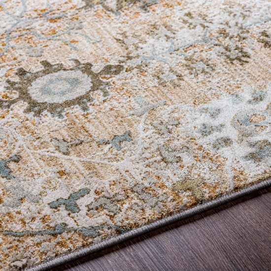 Surya Brunswick Rug 6'7" Round - Taupe, Light Beige